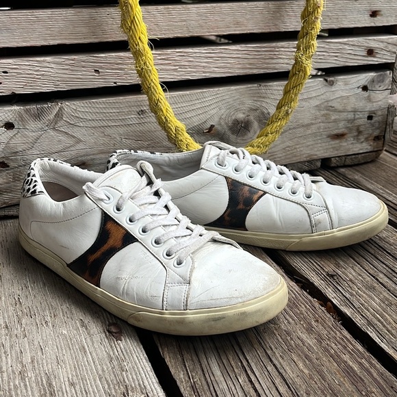 Celine Triomphe TRO1L Animal Print Sneakers Size 40 (US 9.5) - Picture 4 of 15